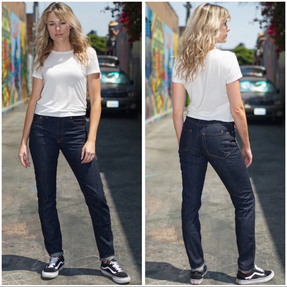 PRPS Women's AMX High Rise Skinny Jeans - Indigo Blue - Size 26